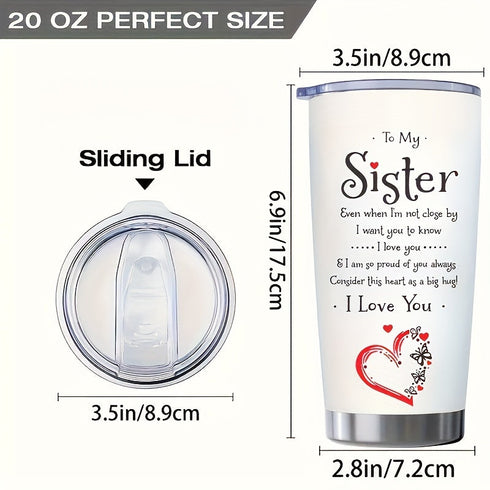 I Love you Sister Travel Mug